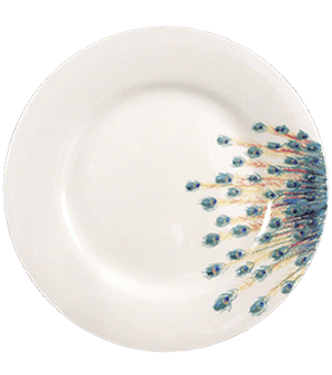 130108-catchii-ontbijtbord-lunchbord-porselein-pauwenstaart-peacock-breakfast-lunch-plate-porcelain-130108