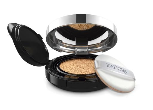 IsaDora; Face; Foundation; 1242NudeCushionFoundation; 1242 Nude Cushion Foundation 12 Nude Sand; 124212; 12NudeSand; 7317851242125; 15g; puff; Beige